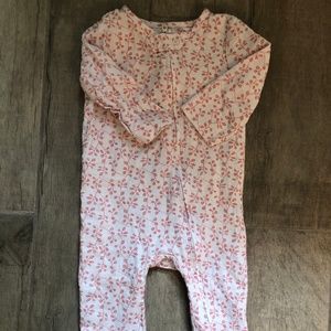 Aden and Anais Floral Footie PJs